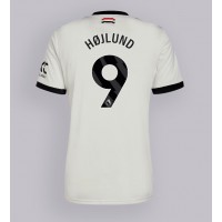 Maglia Calcio Manchester United Rasmus Hojlund #9 Terza Divisa 2024-25 Manica Corta